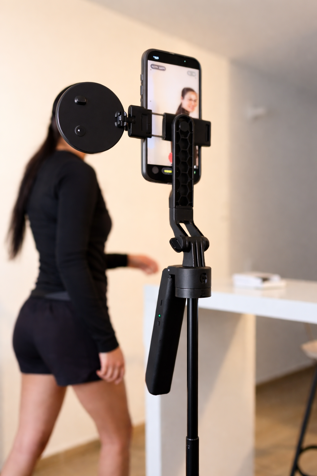 Trípode con palo selfie con Seguimiento